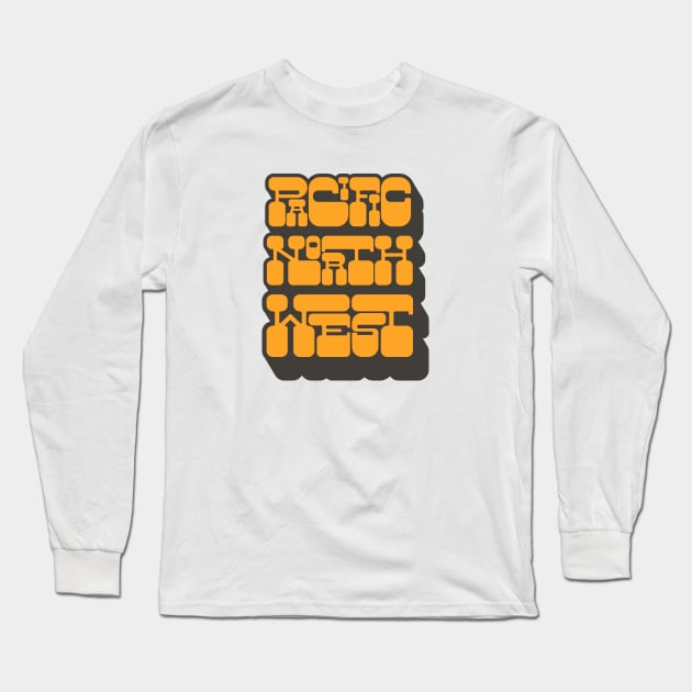 Pacific Northwest Long Sleeve T-Shirt by happysquatch